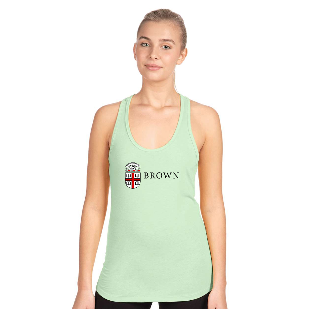 Women's Brown University  Next Level Ideal Racerback Tank