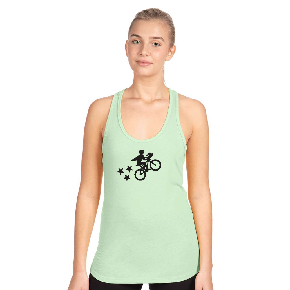 Women's Postmates Bike Next Level Ideal Racerback Tank