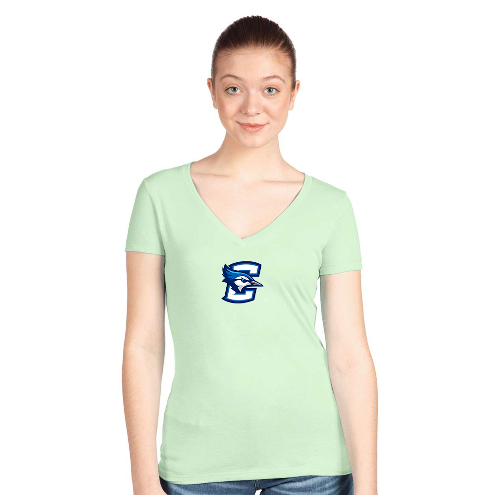Women's  Creighton Bluejays Next Level V-Neck T-Shirt