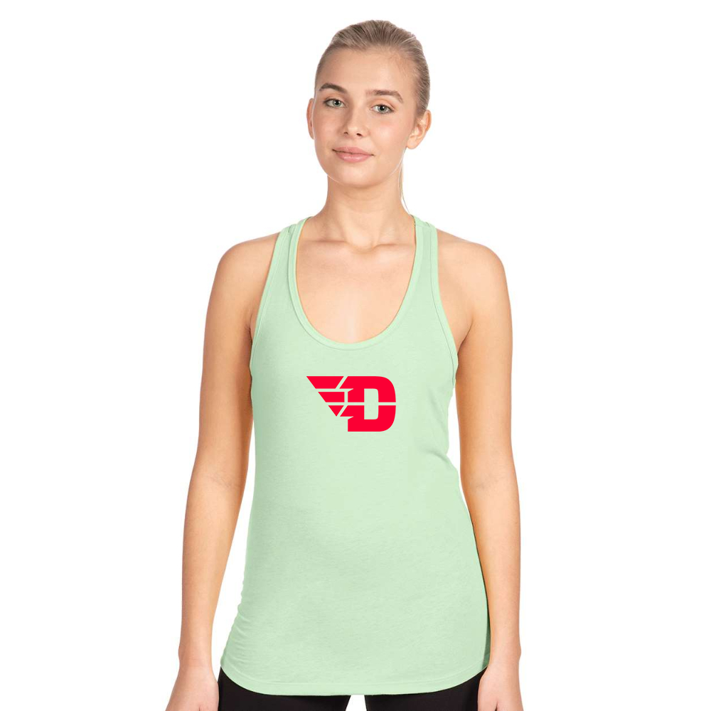 Women's Dayton Flyers  Next Level Ideal Racerback Tank