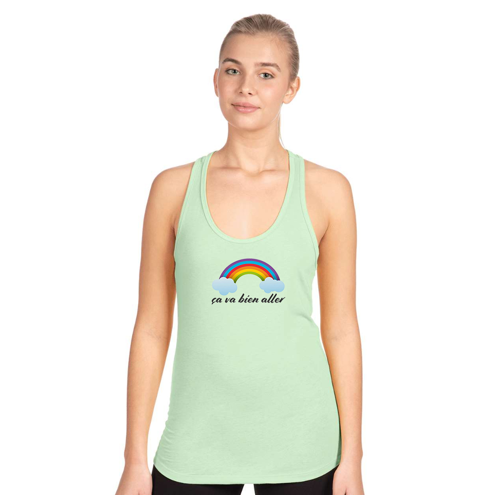 Women's Ça va bien aller Next Level Ideal Racerback Tank