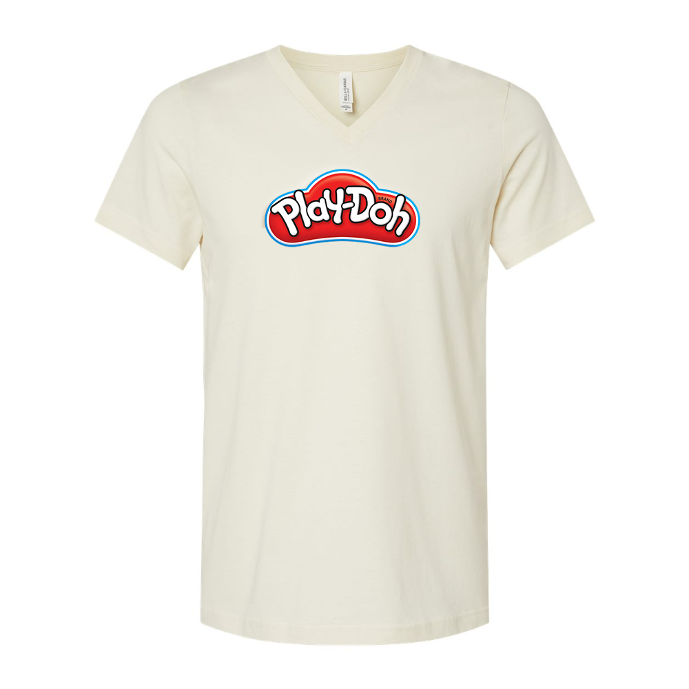Play Doh BELLA  CANVAS - Jersey V-Neck T-Shirt