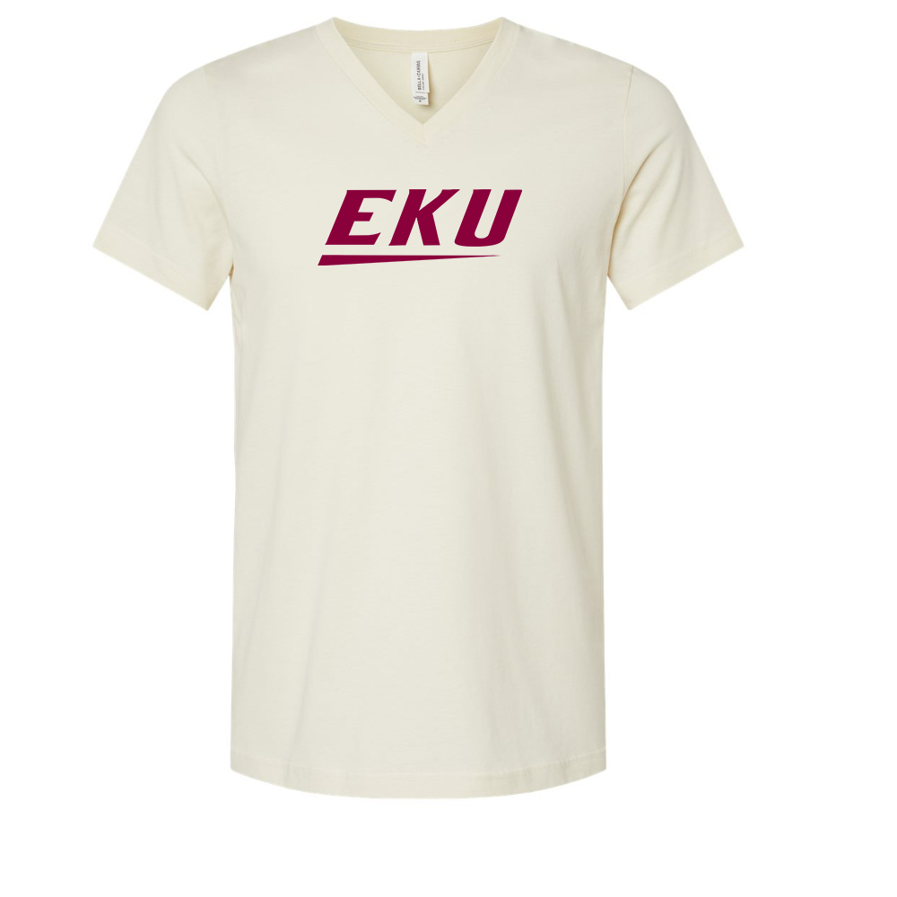 Eastern Kentucky Colonels BELLA  CANVAS - Jersey V-Neck T-Shirt