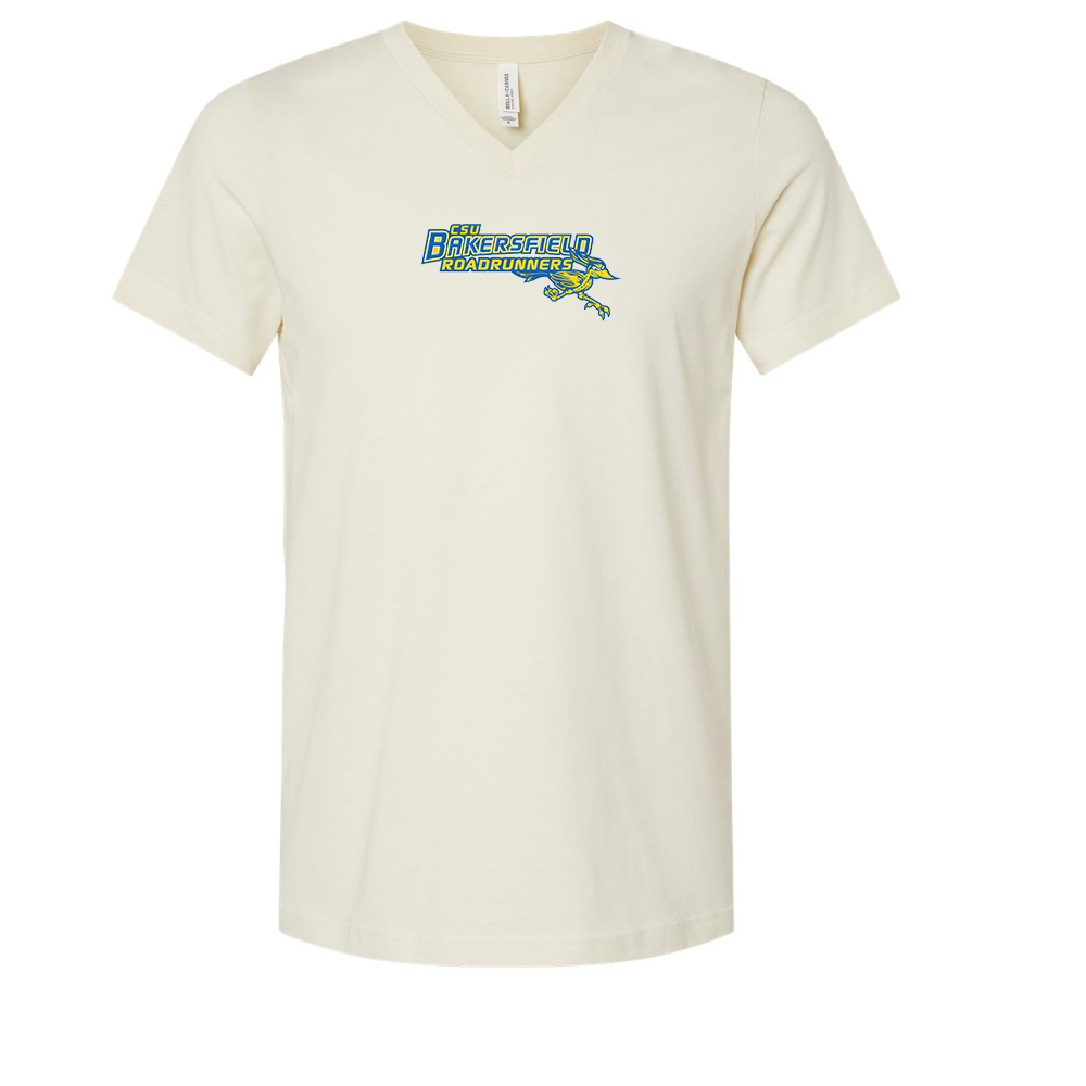 CSU-Bakersfield Roadrunners BELLA  CANVAS - Jersey V-Neck T-Shirt