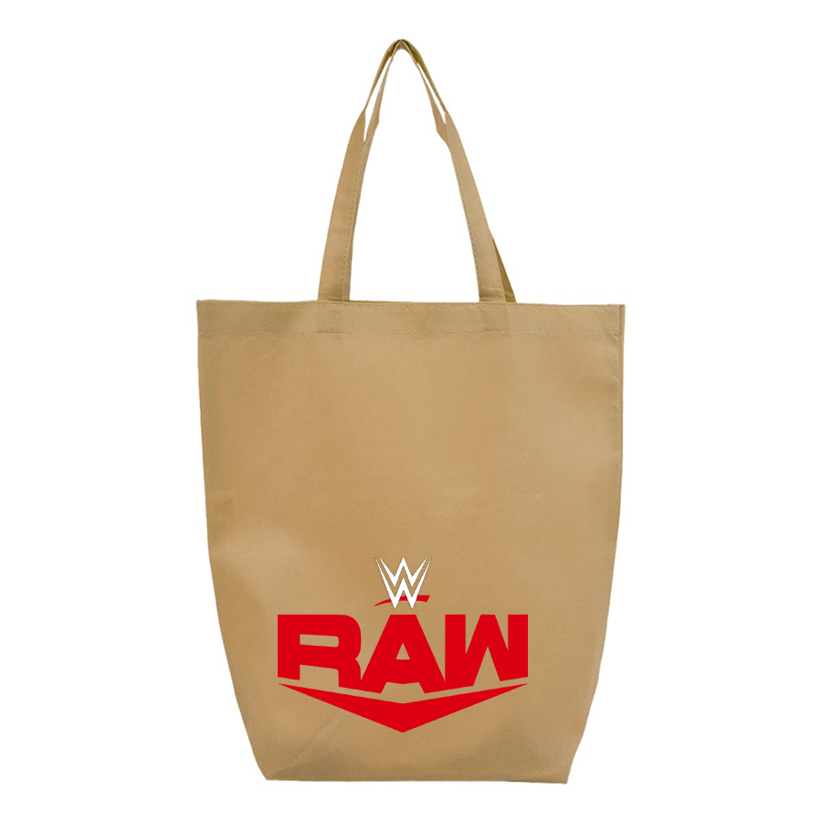 WWE Raw Q-Tees Non-Woven Gusset Bottom Tote