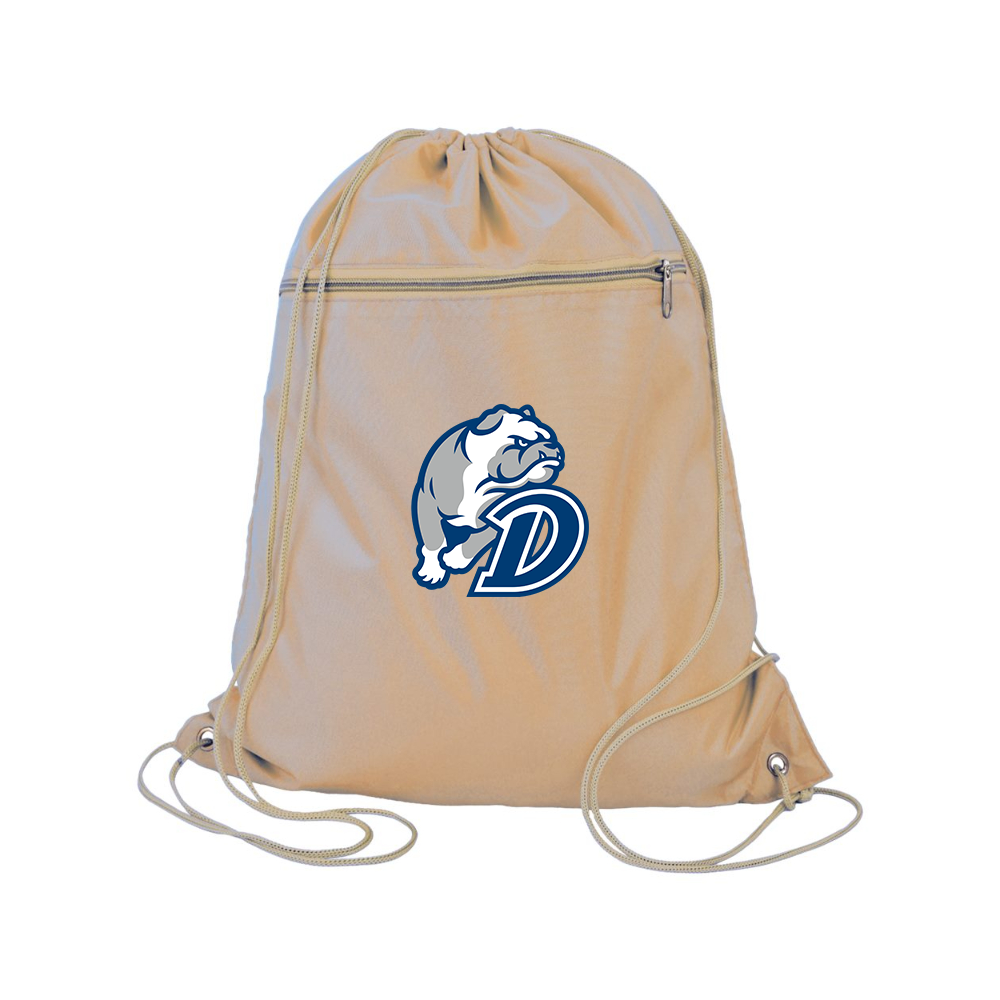 Drake Bulldogs Q-Tees - Polyester Cinchpack
