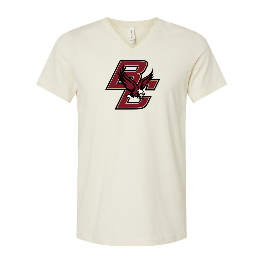Boston College Eagles   BELLA  CANVAS - Jersey V-Neck T-Shirt
