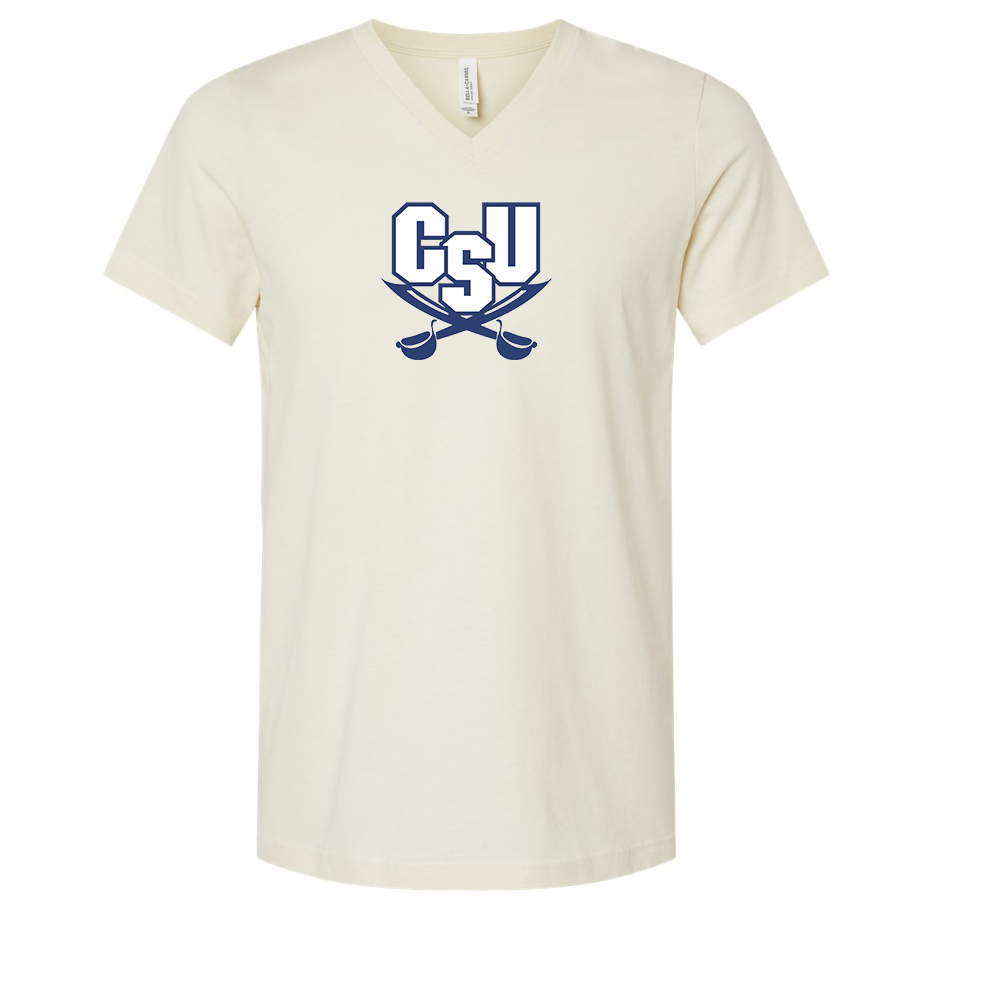 CSU Buccaneers   BELLA  CANVAS - Jersey V-Neck T-Shirt