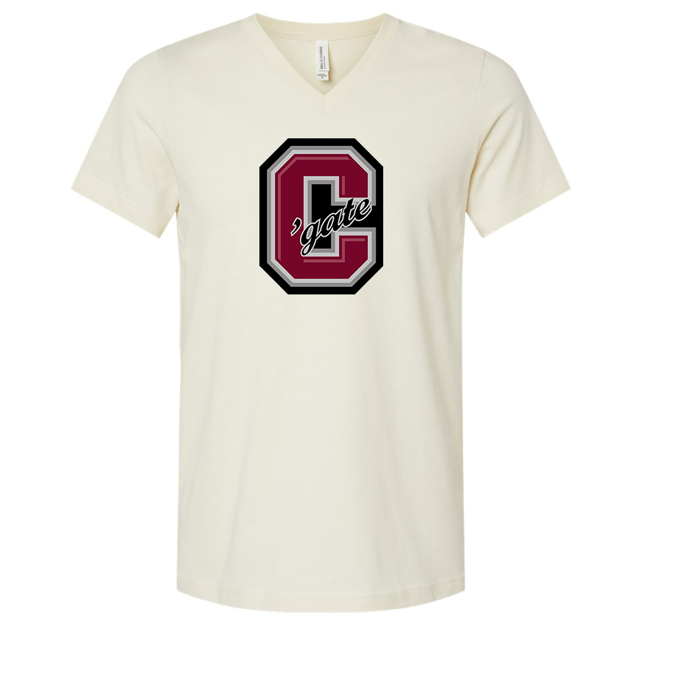 Colgate Raiders BELLA  CANVAS - Jersey V-Neck T-Shirt