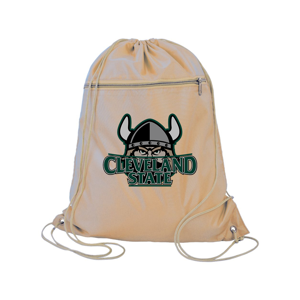 Cleveland State Vikings   Q-Tees - Polyester Cinchpack