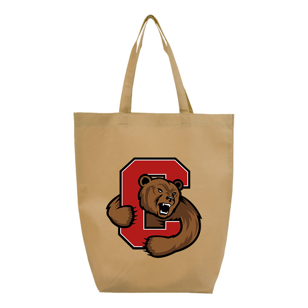 Cornell Big Red Q-Tees Non-Woven Gusset Bottom Tote