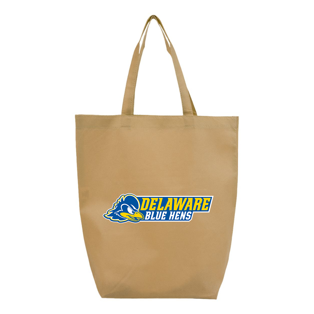 Delaware Blue Hens Q-Tees Non-Woven Gusset Bottom Tote