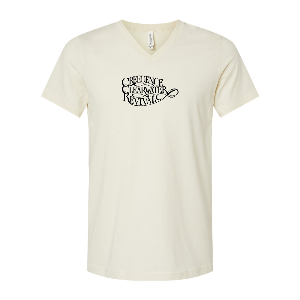 Creedence Clearwater Revival BELLA  CANVAS - Jersey V-Neck T-Shirt
