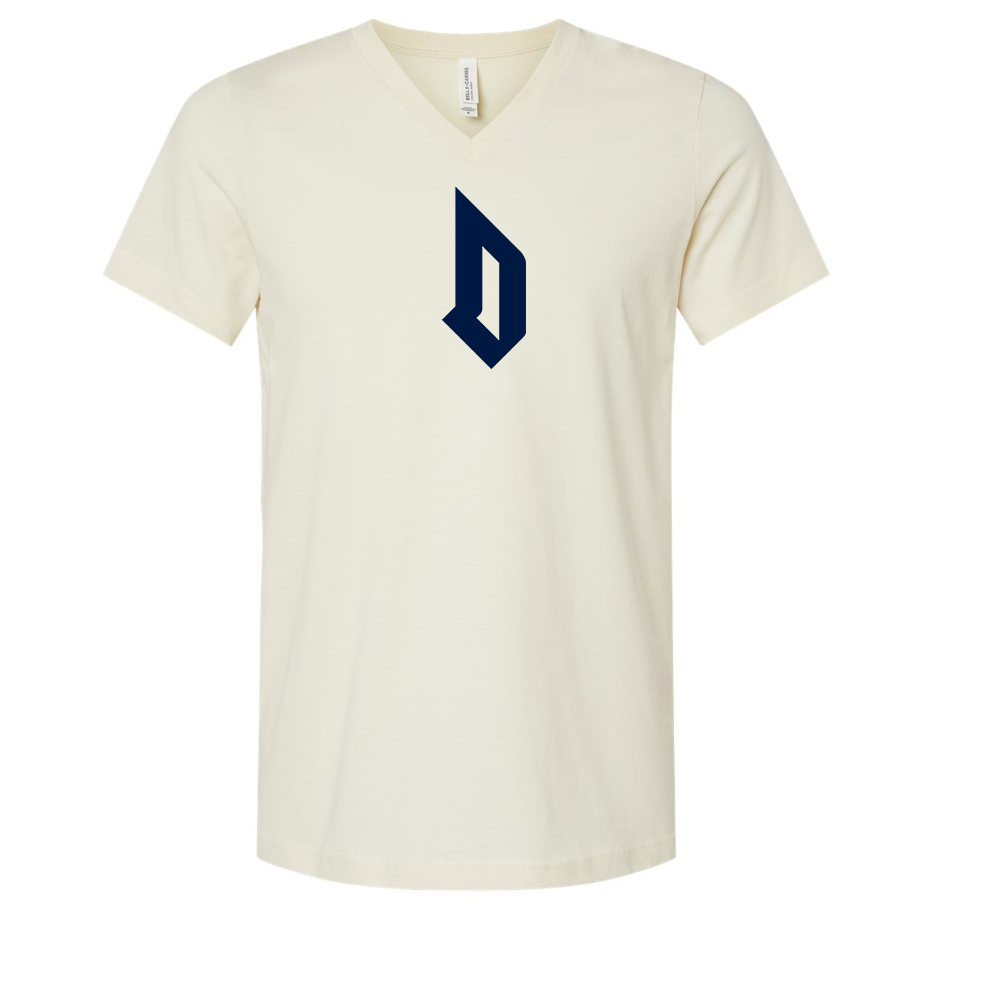 Duquesne Dukes BELLA  CANVAS - Jersey V-Neck T-Shirt