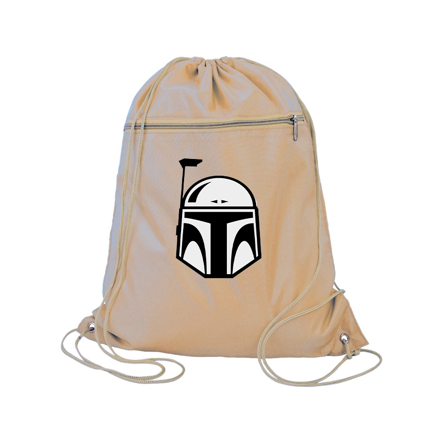 Star Wars Boba Fett Helmet Q-Tees - Polyester Cinchpack