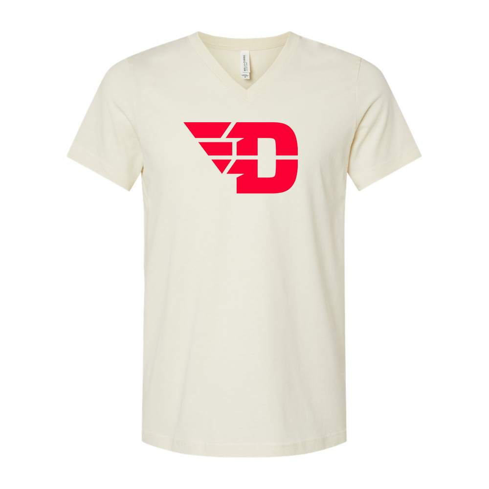 Dayton Flyers  BELLA  CANVAS - Jersey V-Neck T-Shirt