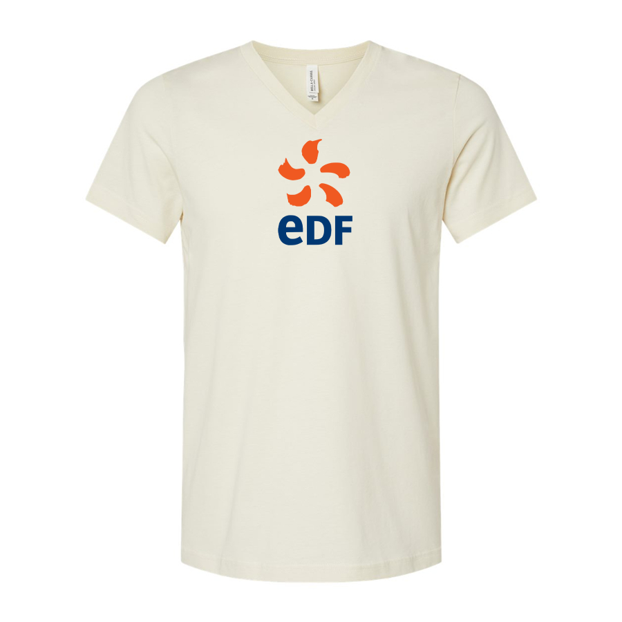 Edf BELLA  CANVAS - Jersey V-Neck T-Shirt
