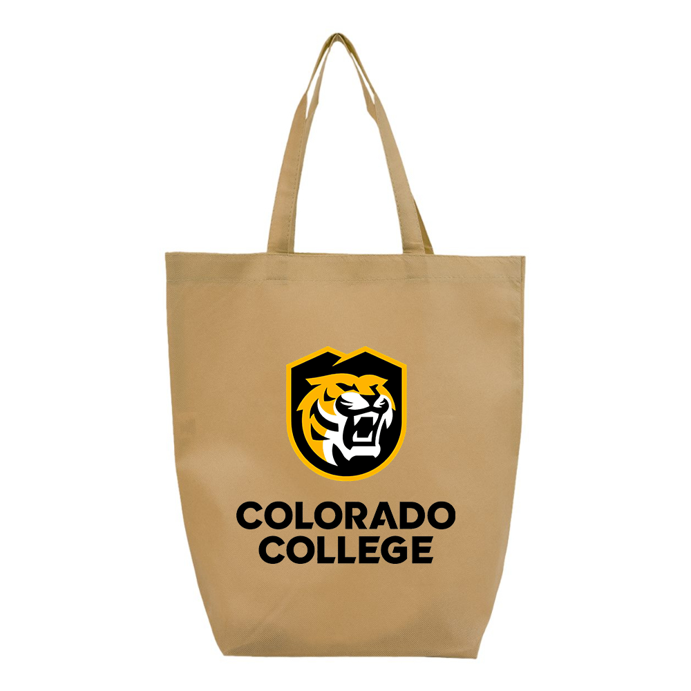 Colorado College Tigers Q-Tees Non-Woven Gusset Bottom Tote
