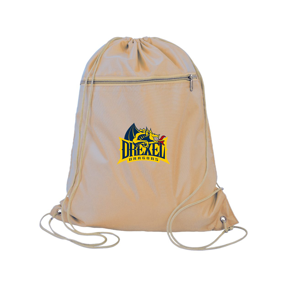 Drexel Dragons Q-Tees - Polyester Cinchpack