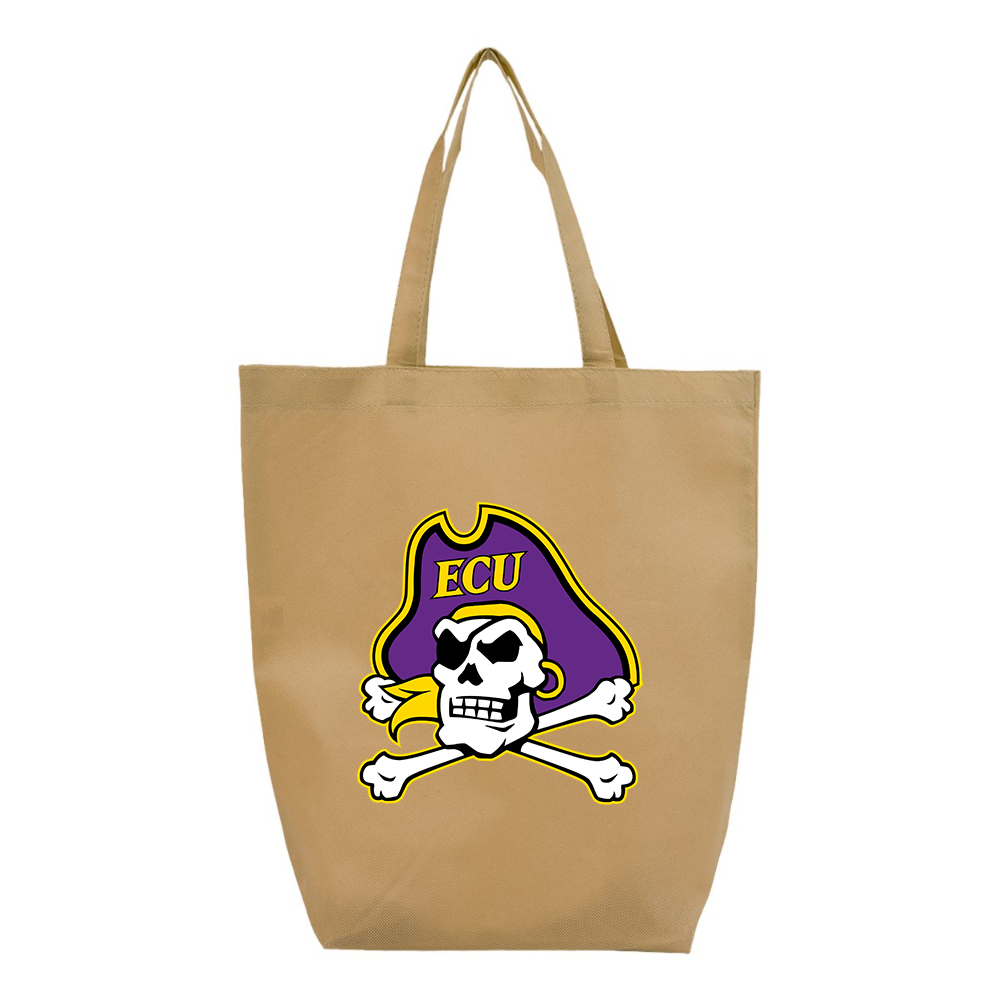 East Carolina Pirates  Q-Tees Non-Woven Gusset Bottom Tote