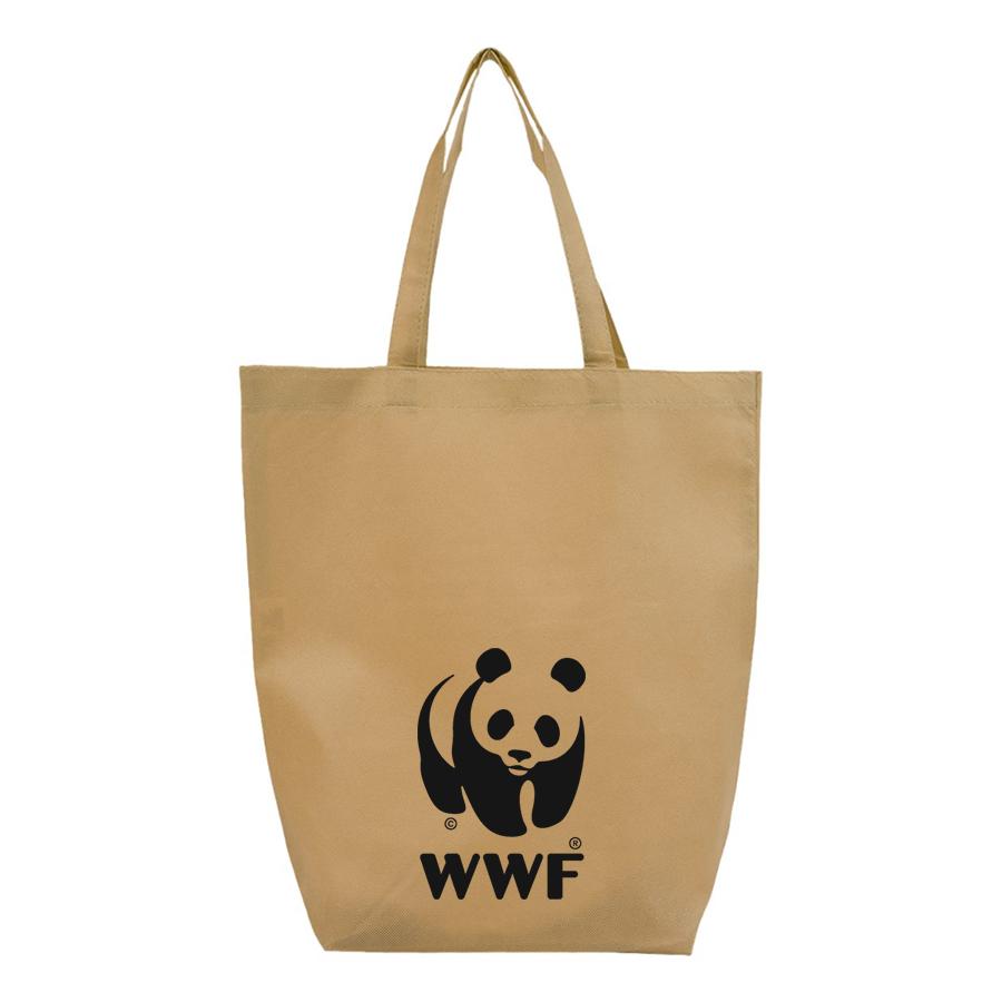 WWF Q-Tees Non-Woven Gusset Bottom Tote