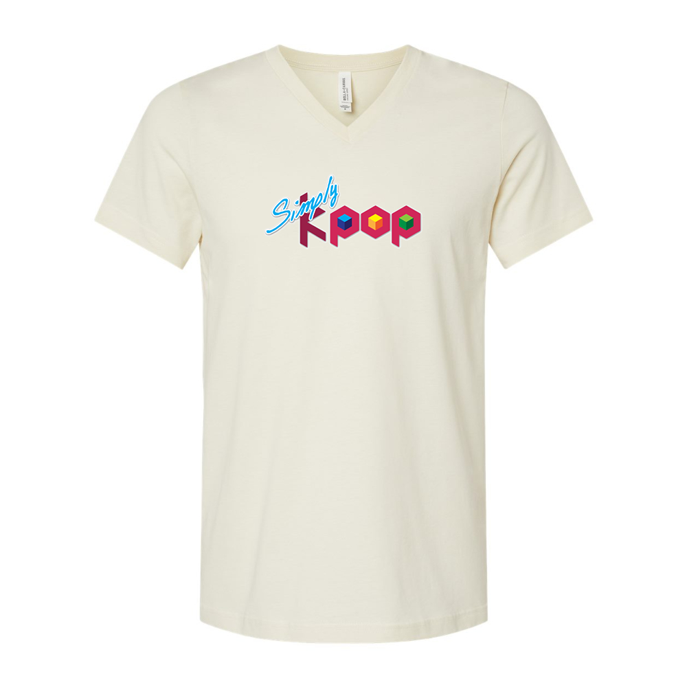 Simply Kpop BELLA  CANVAS - Jersey V-Neck T-Shirt
