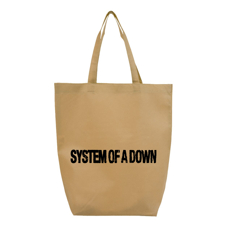 System Of A Down  Q-Tees Non-Woven Gusset Bottom Tote