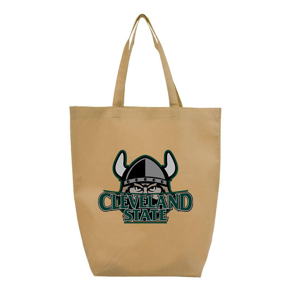 Cleveland State Vikings    Q-Tees Non-Woven Gusset Bottom Tote