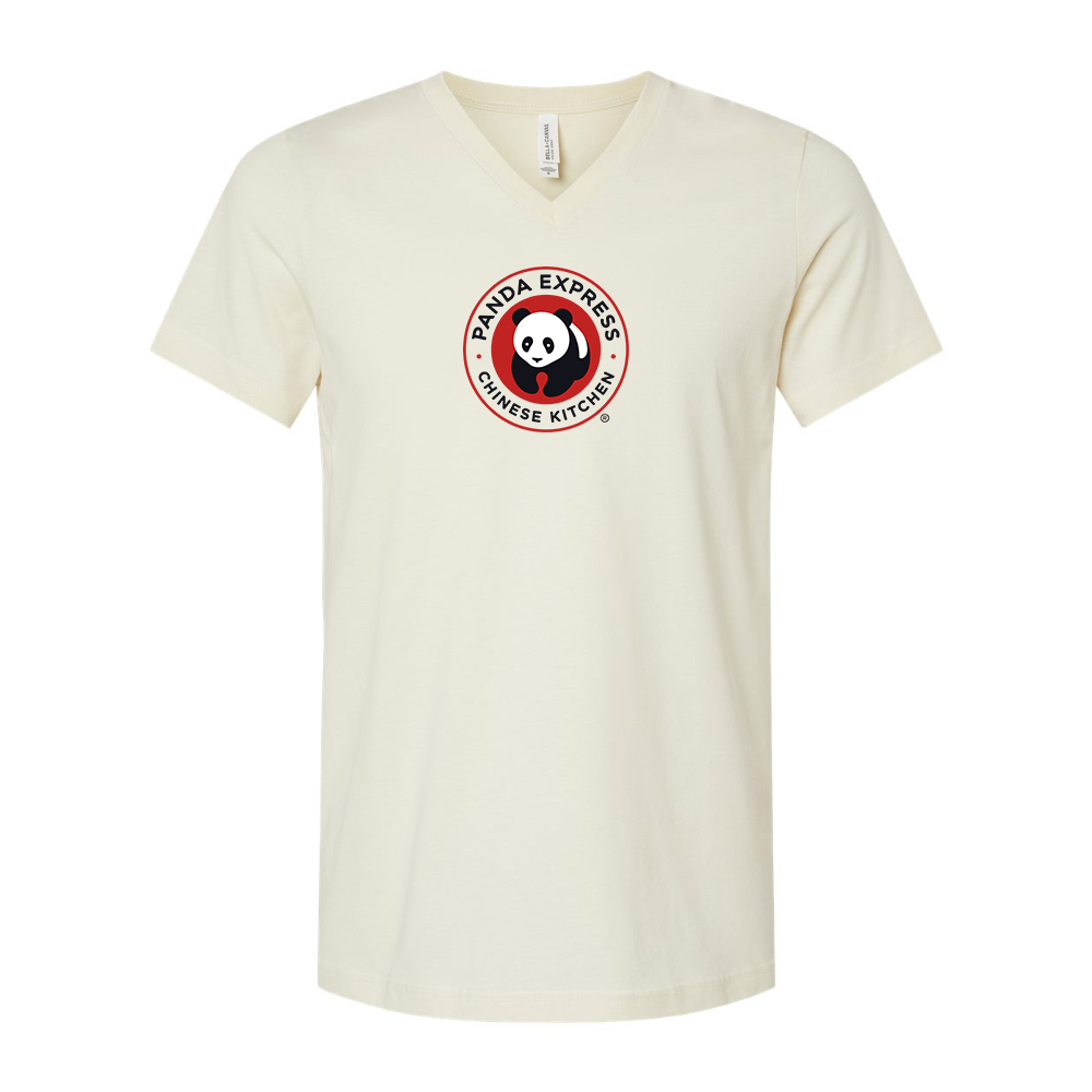 Panda Express BELLA  CANVAS - Jersey V-Neck T-Shirt