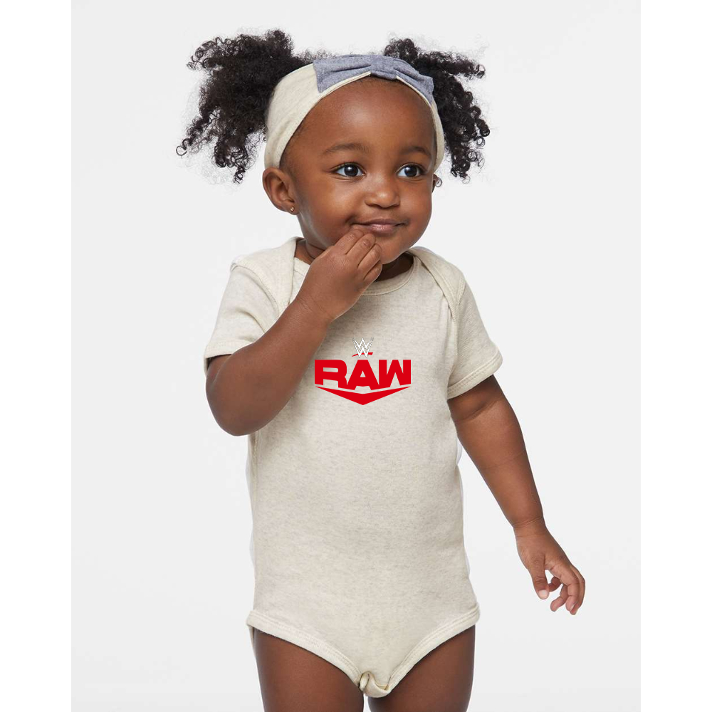 WWE Raw  Rabbit Skins Infant Baby Rib Bodysuit