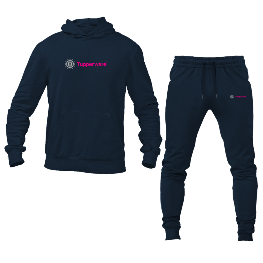 Men's Tupperware Logo Hoodie Joggers Set