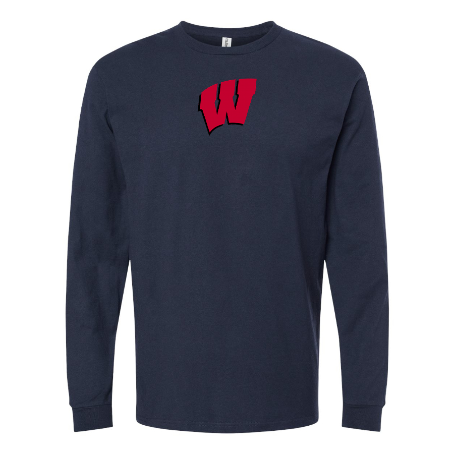 Youth Wisconsin Badgers Logo Long sleeves