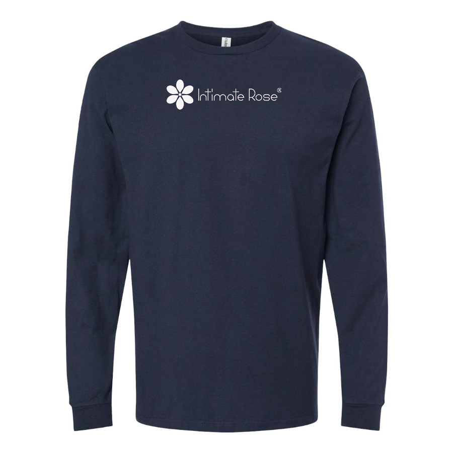 Men's Intimate Rose   Logo  Cotton Long Sleeve T-Shirt