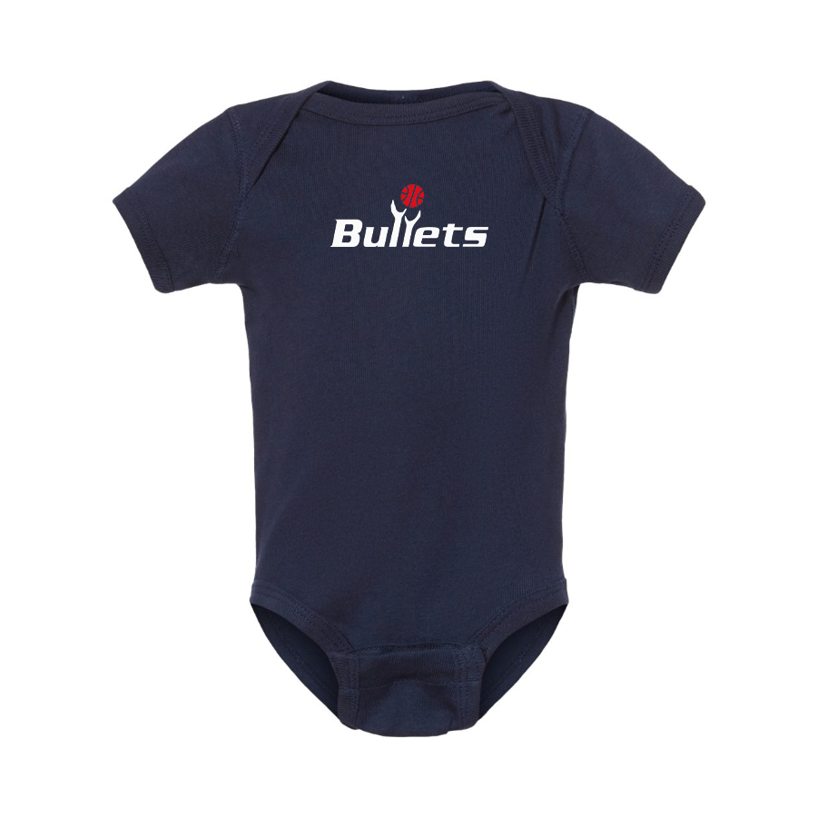 Baltimore Bullets  Logo Baby Onesie Romper