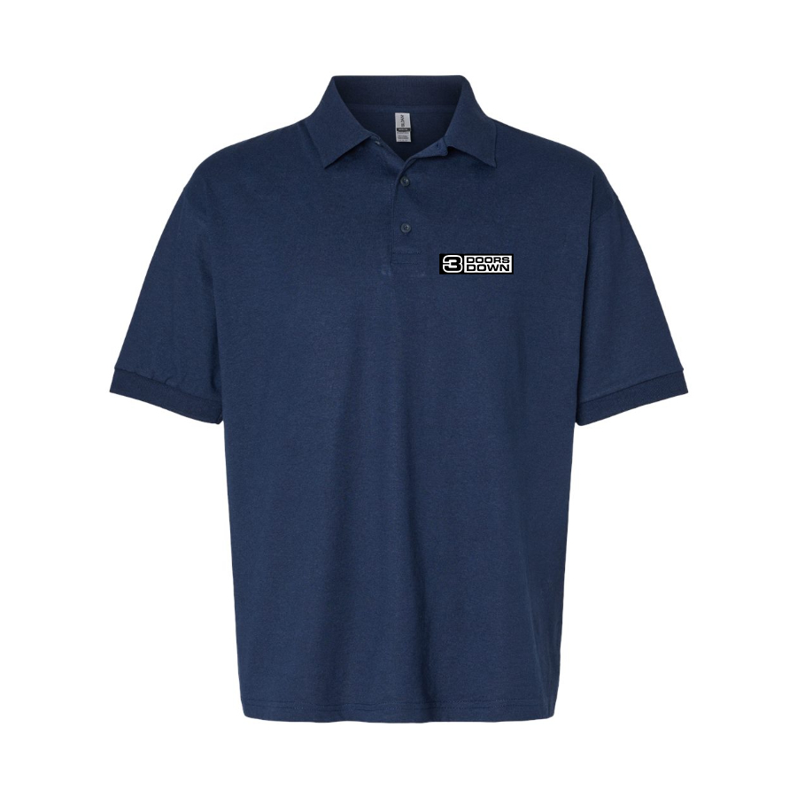 Men's 3 Doors Down Logo Dry Blend Polo