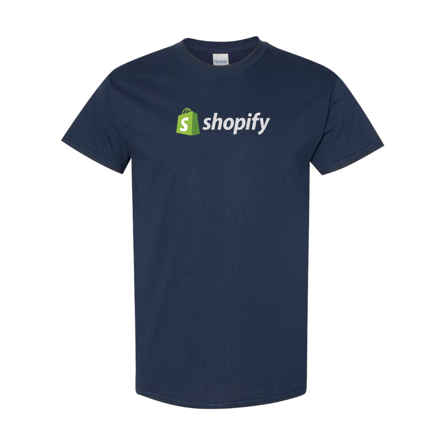 Men's Shopify Logo Cotton T-Shirt