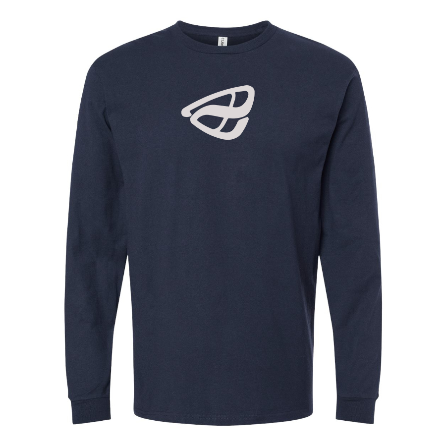 Men's Anfini Logo Cotton Long Sleeve T-Shirt