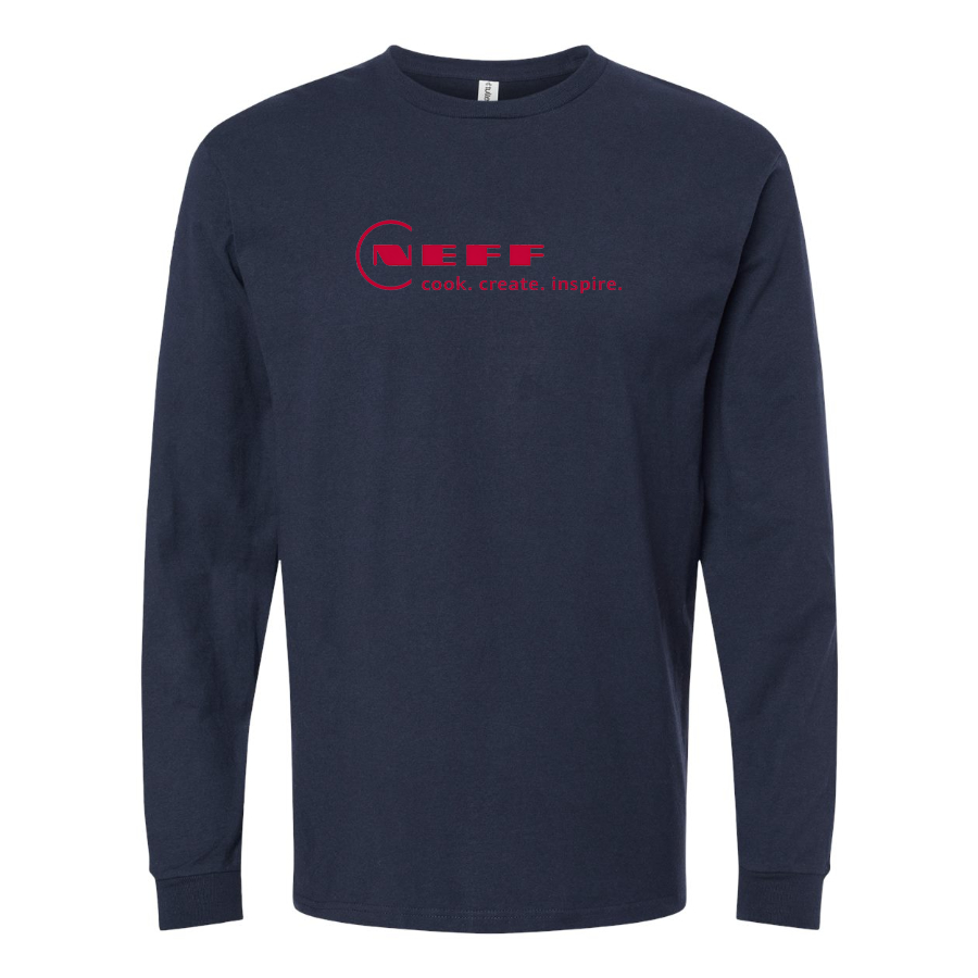 Men's NEFF Logo Cotton Long Sleeve T-Shirt