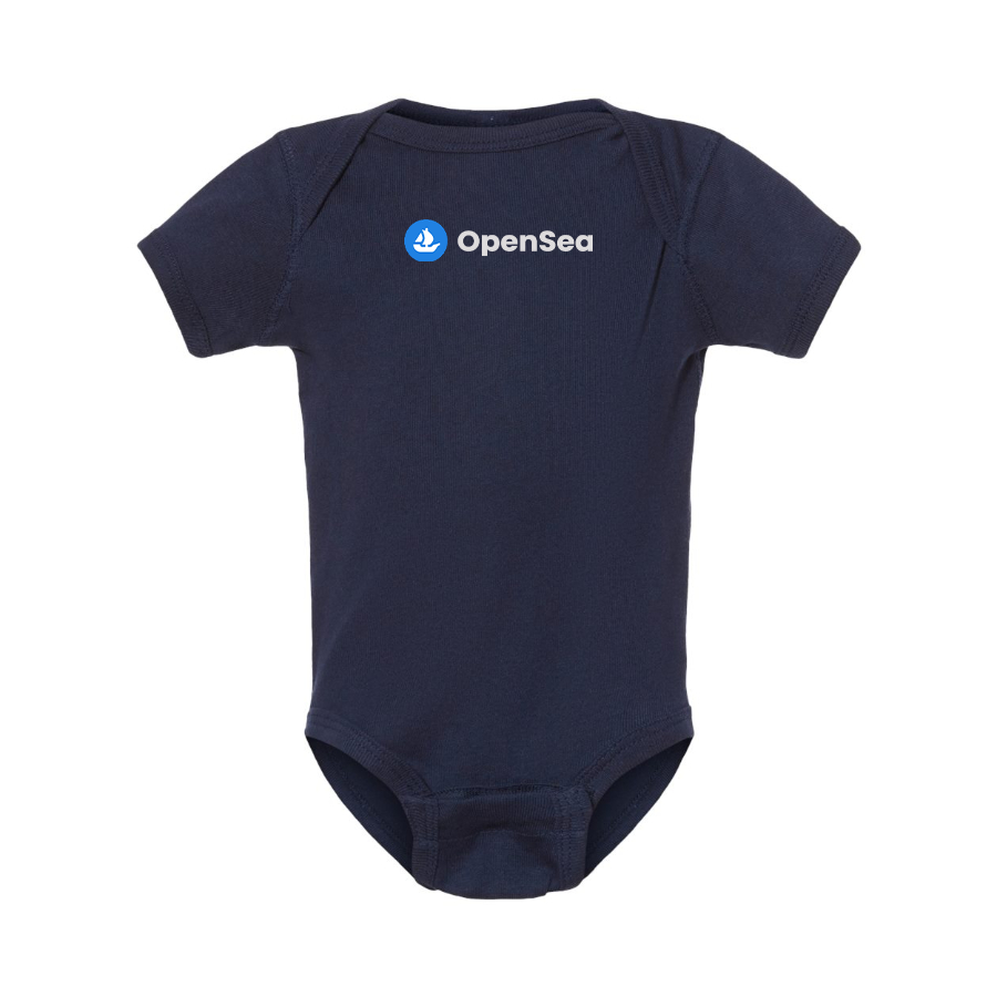 OpenSea Logo Baby Onesie Romper