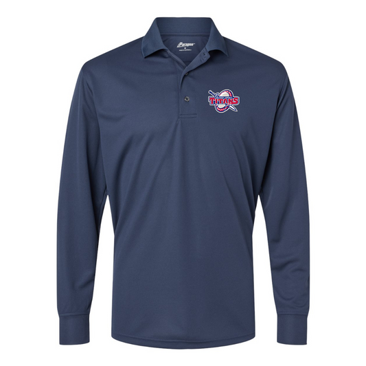 Men's Detroit Titans  Paragon Prescott Long Sleeve Polo