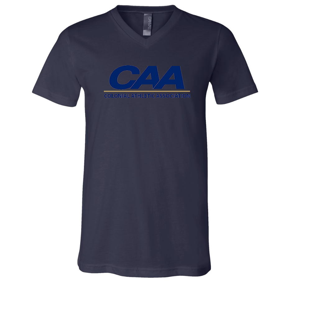 Colonial Athletic Association BELLA  CANVAS - Jersey V-Neck T-Shirt