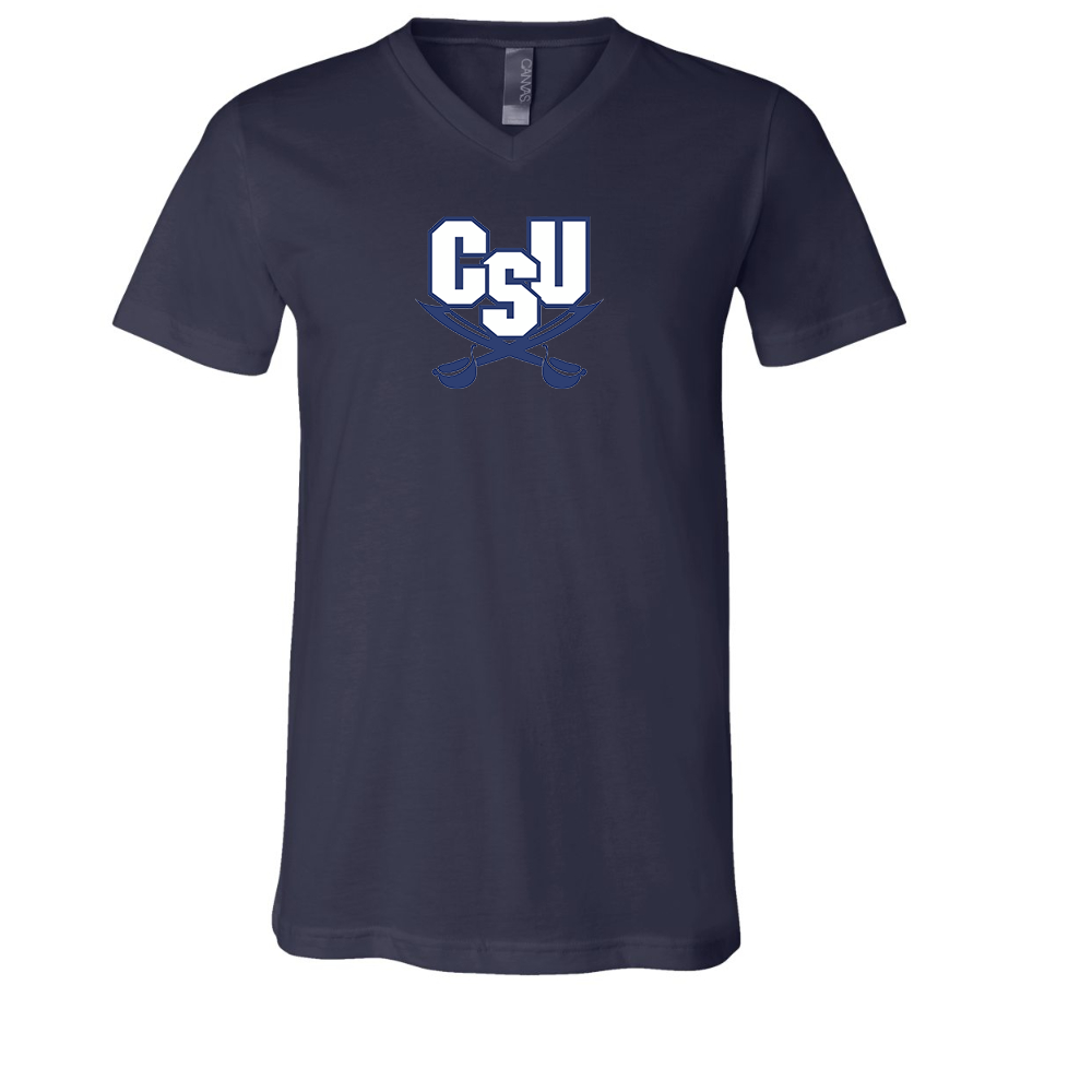 CSU Buccaneers   BELLA  CANVAS - Jersey V-Neck T-Shirt