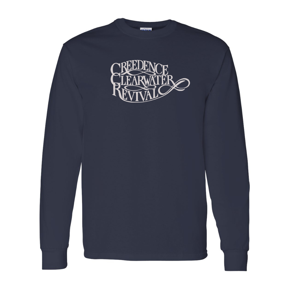 Men's Creedence Clearwater Revival Gildan Heavy Cotton Long Sleeve T-Shirt