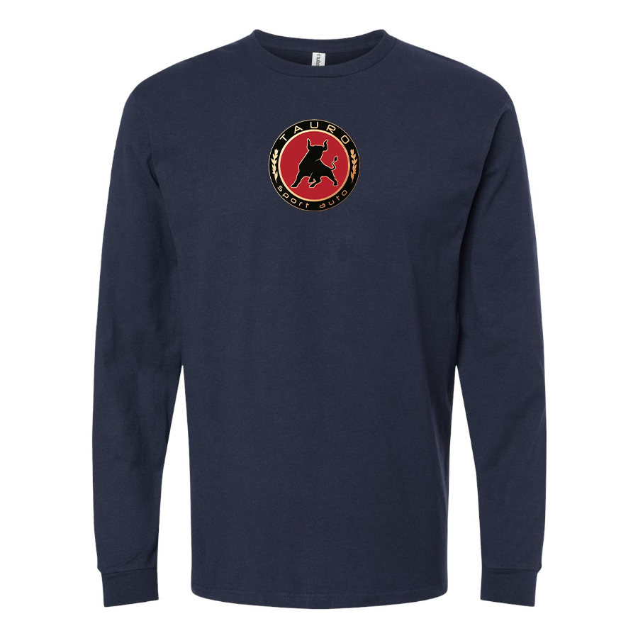Men's Tauro Sport Auto Logo Cotton Long Sleeve T-Shirt