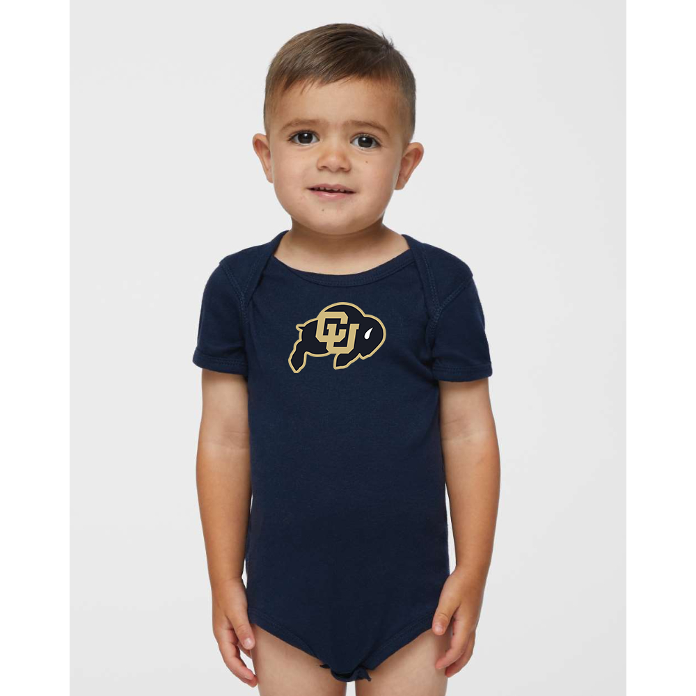 Colorado Buffaloes Rabbit Skins Infant Baby Rib Bodysuit