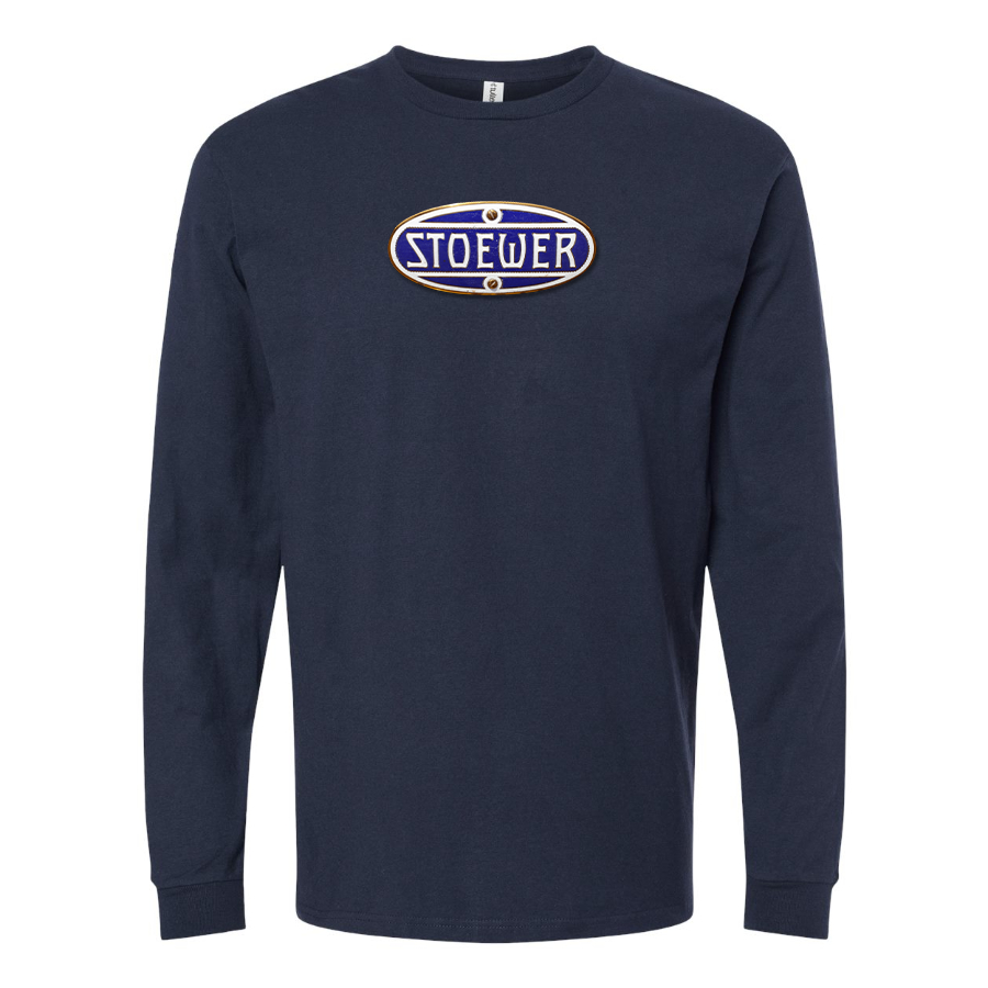 Men's Stoewer Logo Cotton Long Sleeve T-Shirt