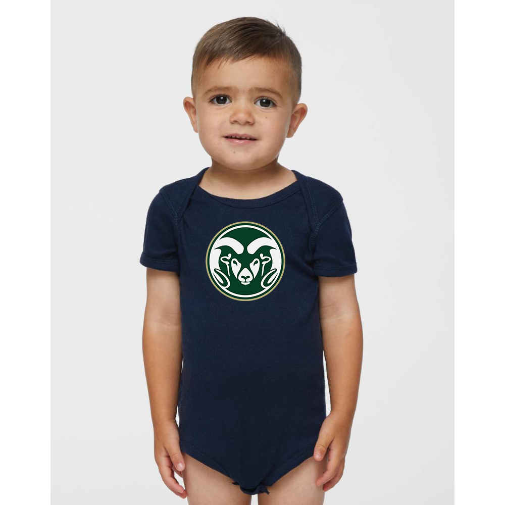 Colorado State Rams Rabbit Skins Infant Baby Rib Bodysuit