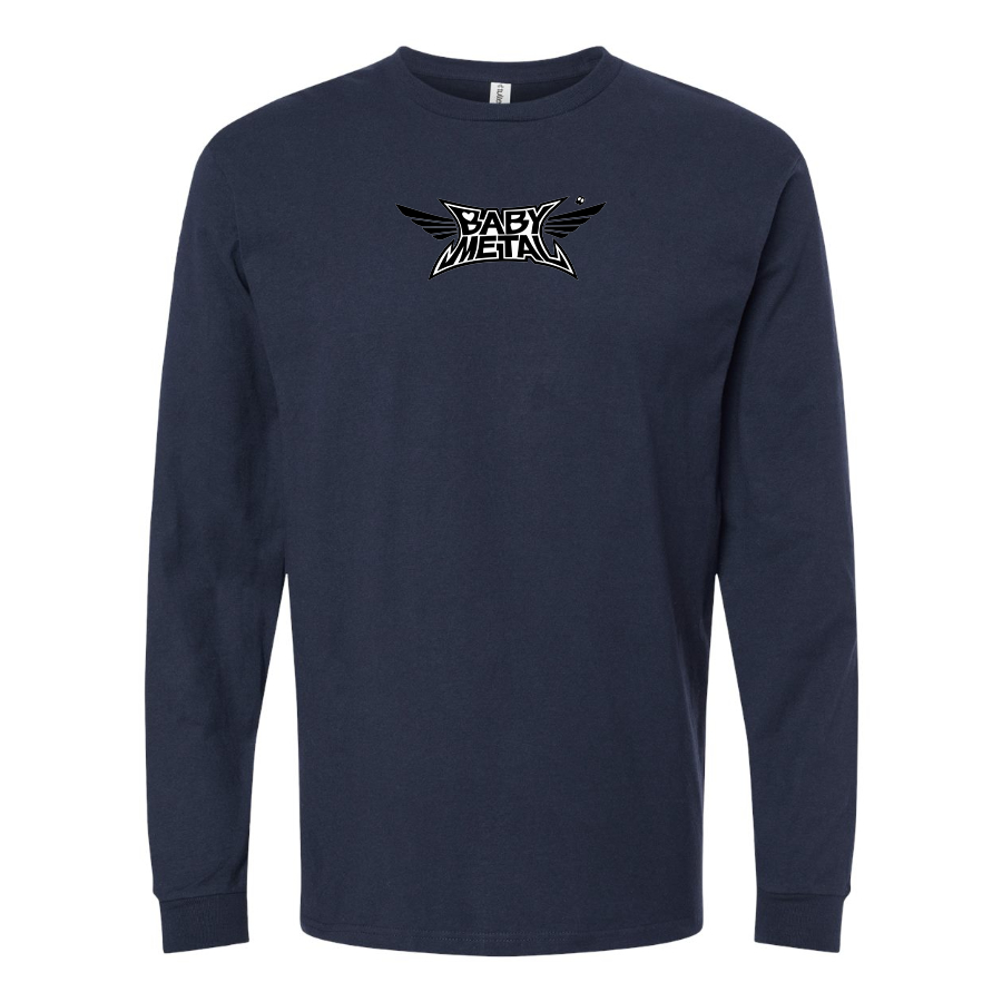Men's Babymetal Logo Cotton Long Sleeve T-Shirt