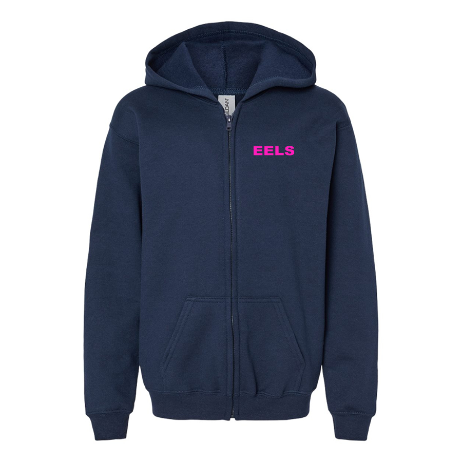Youth Eels Gildan Heavy Blend Full Zip Hooded Sweatshirt