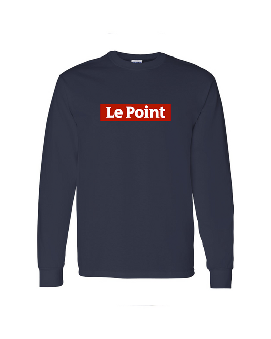 Men's  Le Point Gildan Heavy Cotton Long Sleeve T-Shirt